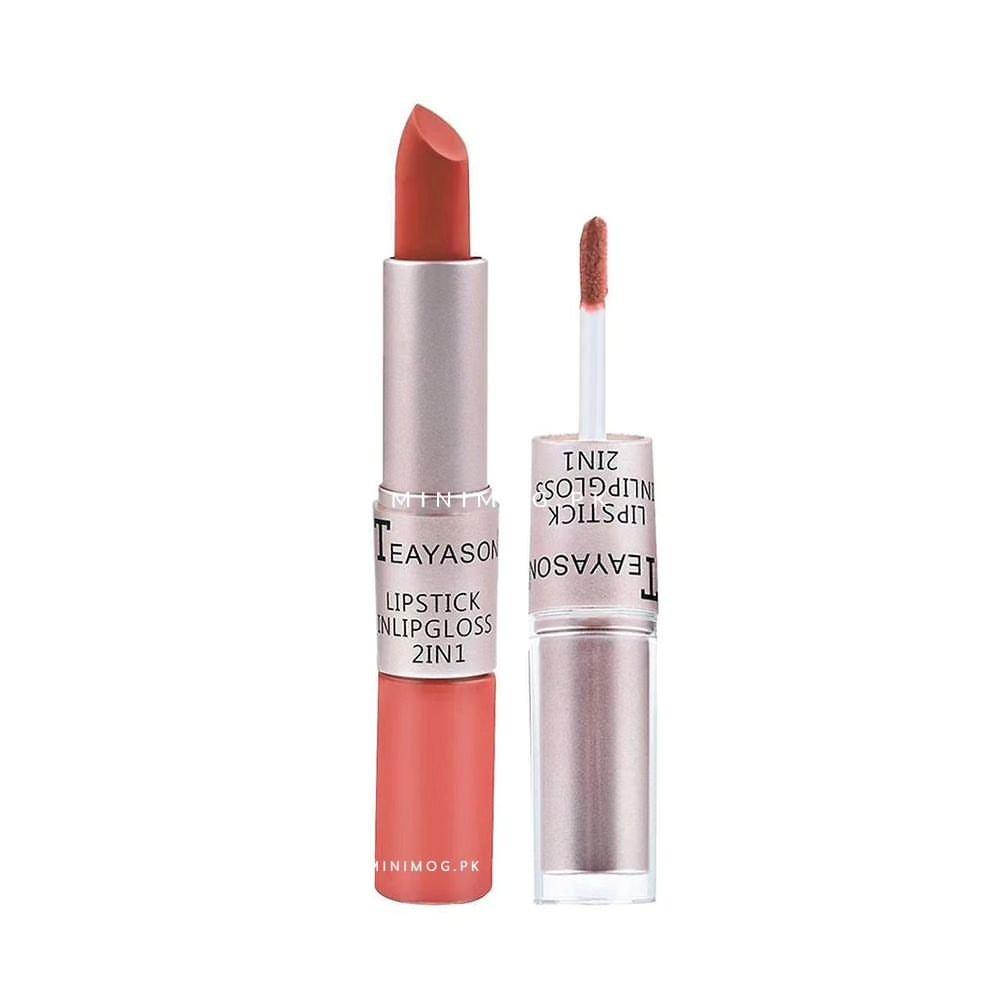 2 in 1 Matte Lip Gloss and Lipstick - 6-Pieces Set