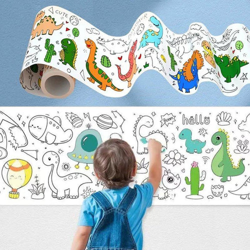 Coloring Paper Roll