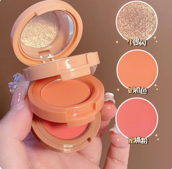 3 in 1 Matte Highlighter And Blush Palette