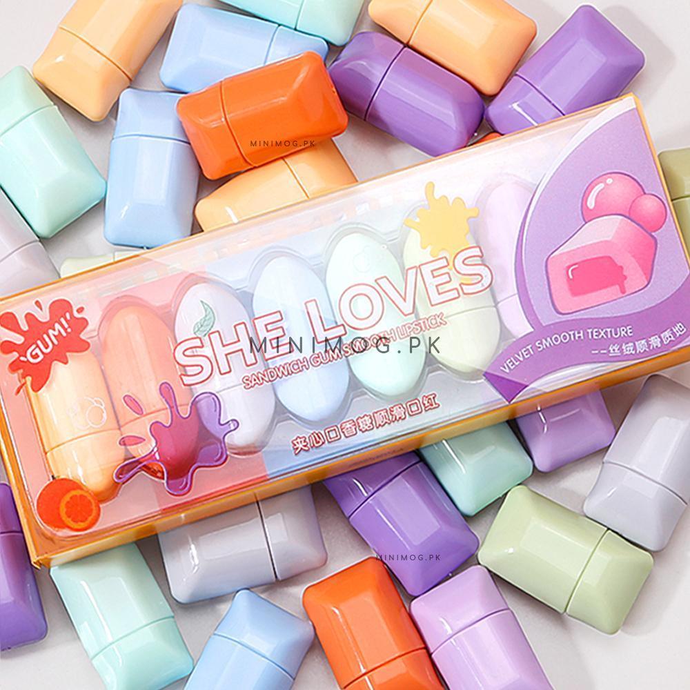 Mini Matte Velvet Candy Lipstick Set