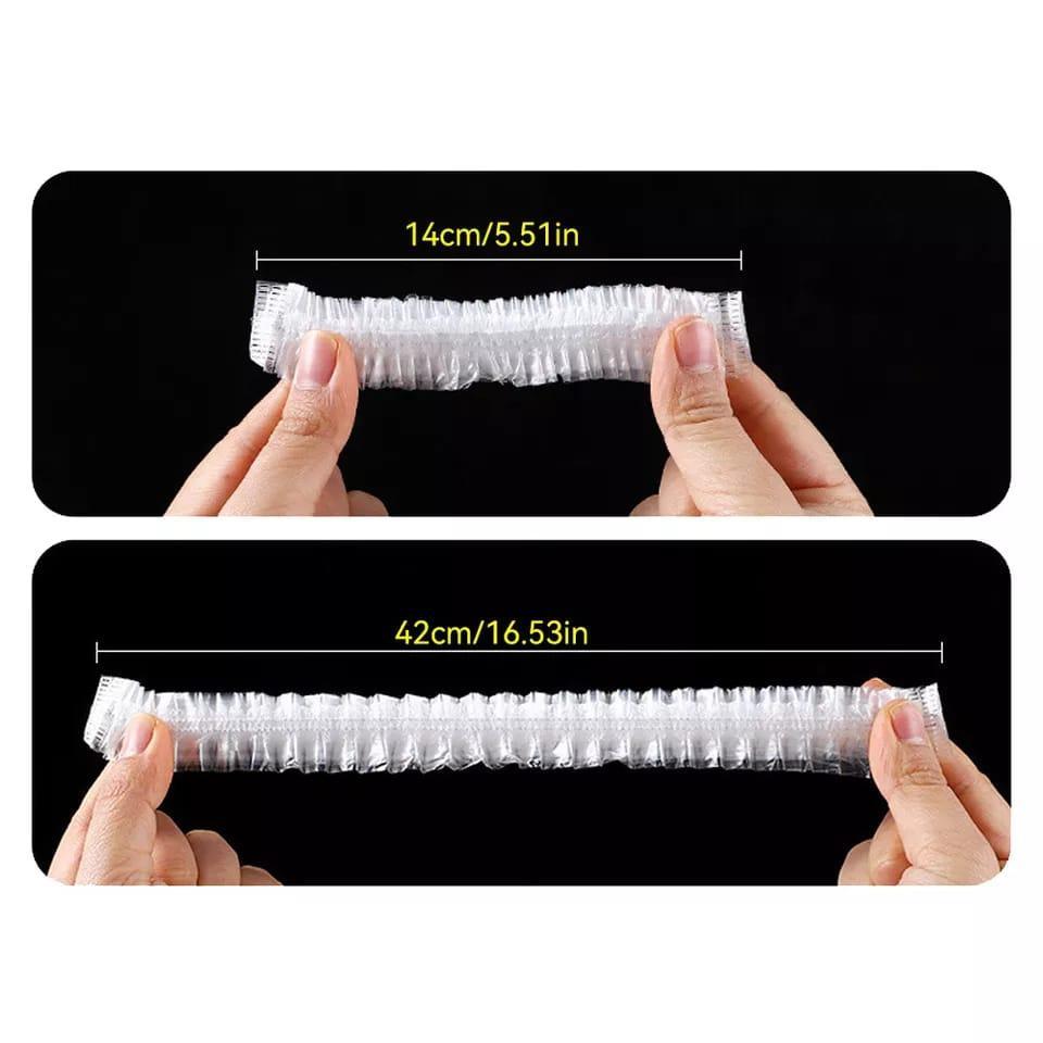 100-Pieces Reusable Plastic Covers