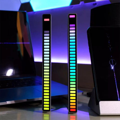Colorful Sound Control Light USB/32 LED Voice Activated Pickup Rhythm Strip Light