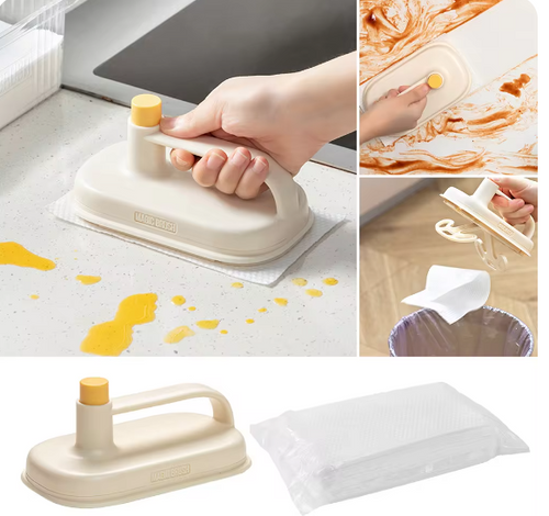 Disposable Magic Cleaning Brush With Cloth