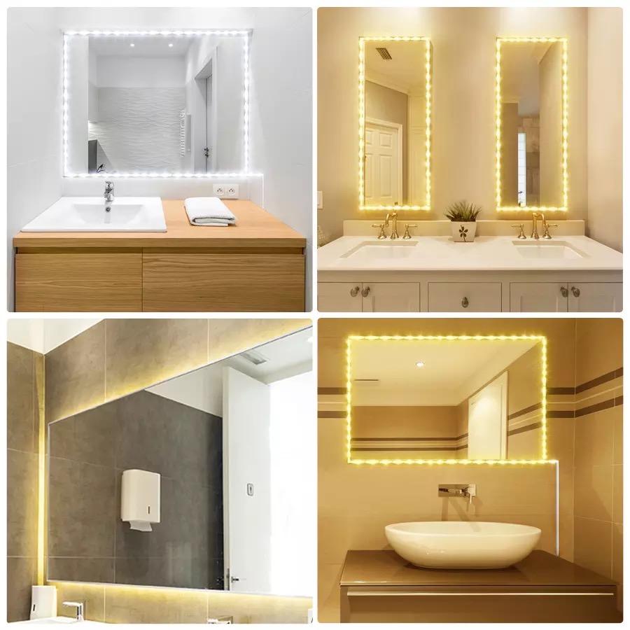 5m 12V Vanity Lamp Body Makeup Mirror Light 2835 LED Tape Dressing Table Mirror