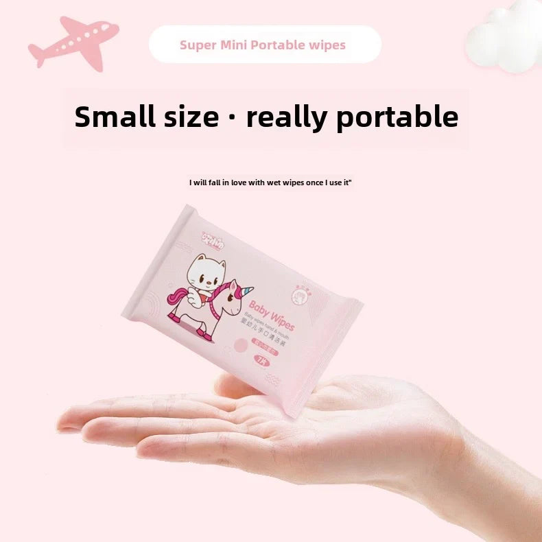 Kawai Cute Non Alcoholic Wet Tissue/Wipes 64 pieces
