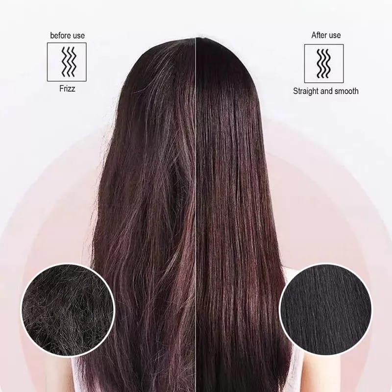 Profissional Hot Combs Anti-scalding Hair Straightener Brush Ceramic Hair Curler Heated Electric Smart Brush Hair Straightener