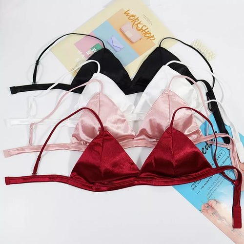 Women Seamless Bras Deep V Push Up Polyester Bralette Breathable Tube Top