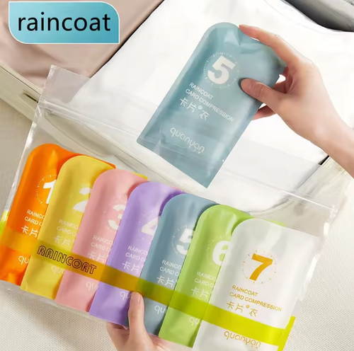 Portable Thick Raincoat – Unisex Disposable Rain Cover for Outdoor & Travel
