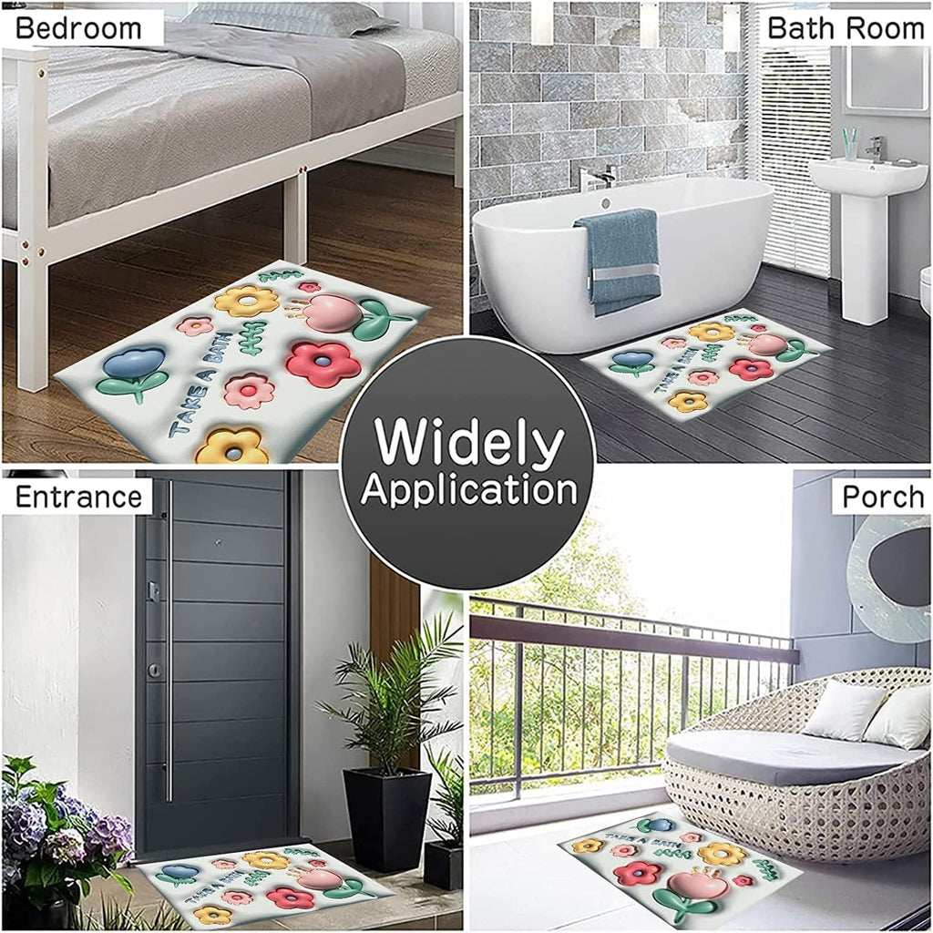 Ultra-Absorb 3D Water Absorber Home Mat – Quick Dry, Non-Slip, and Stylish