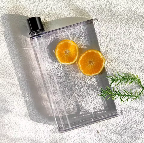 BPA-Free Flat Water Bottle – Portable & Clear Paper Cup Kettle