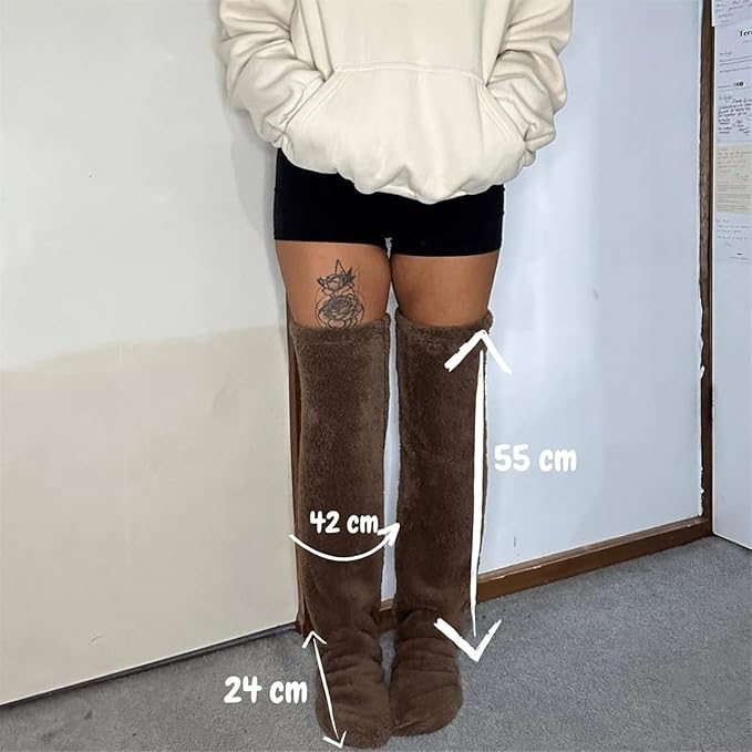 Fluffy Fur Winter Home Socks - Cozy & Warm